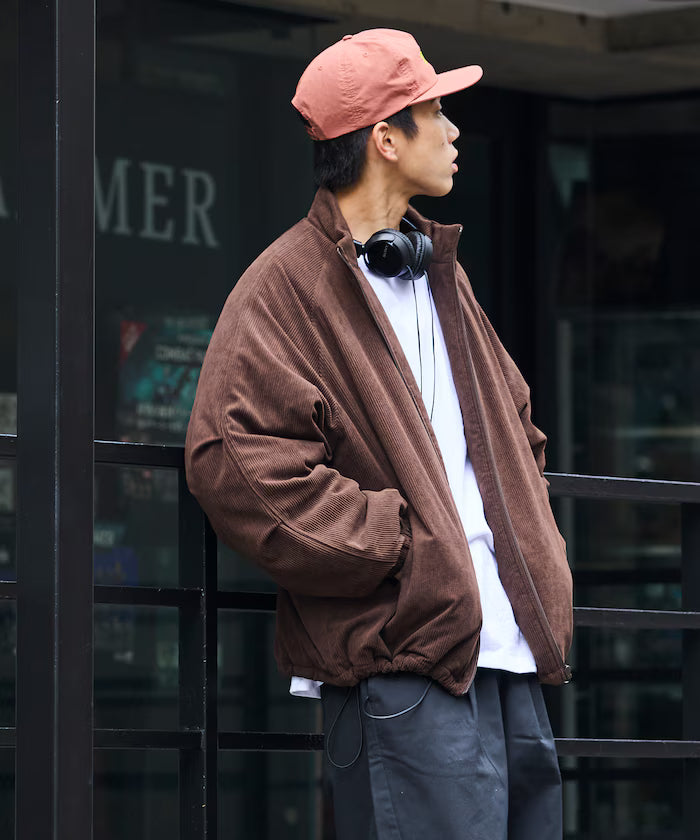 Relaxed Fit Corduroy Mid Padding Stand Blouson [Limited Edition]