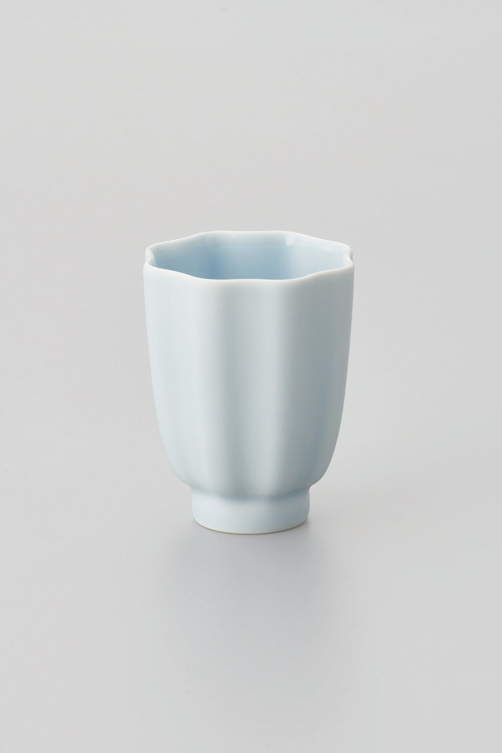 PORCELAIN POTTERY TEA CUP - OPALIN BLUE