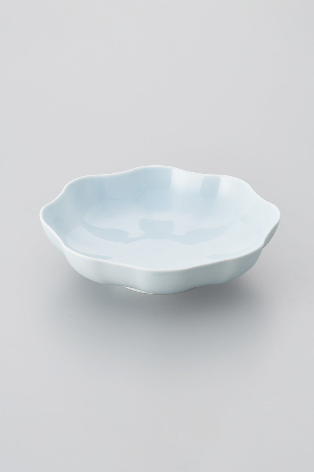 PORCELAIN POTTERY BOWL LARGE - OPALIN BLUE