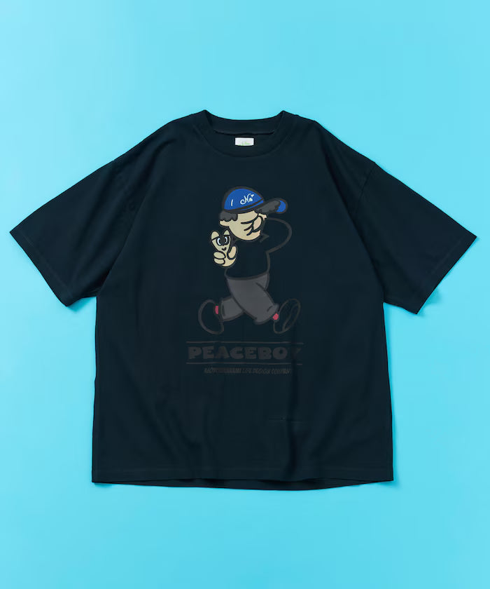 [May 22 12:00 Start of Sales] kaoyorinakami × FREAK'S STORE / Kaoyorinakami Special Order Peace Boy Tee