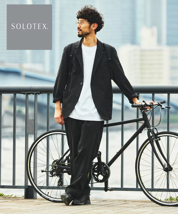 SOLOTEX 2B Jacket Setup Relaxed Fit/ Easy Pants Tailored Jacket - Black