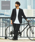 SOLOTEX 2B Jacket Setup Relaxed Fit/ Easy Pants Tailored Jacket - Black
