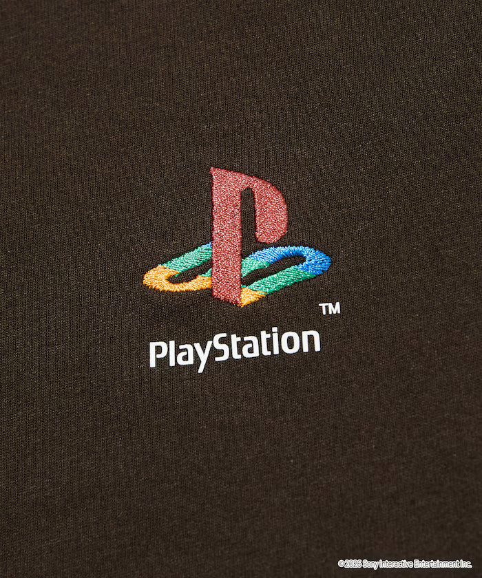 Big Silhouette Back Print Crew Neck T-Shirt/PlayStation Ape Escape 【Limited Edition】