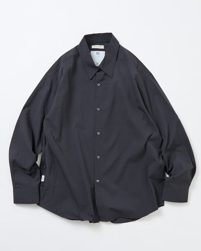 AiRide/Air Ride Relax Fit 2WAY Roll Up Sheer Seersucker Shirt/Pocketable/Quick Dry/UV Cut [Limited Release]