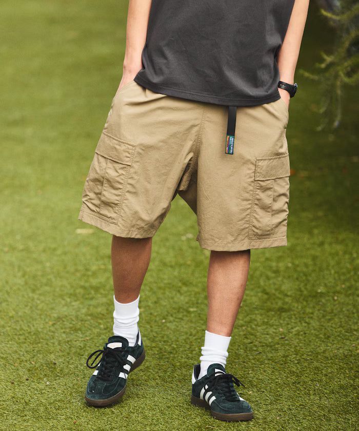 Nylon Climbing Cargo Shorts 【Limited Edition】 - Beige