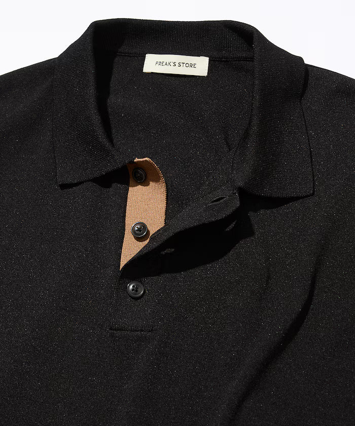 Relax Fit Relax Fit Cool Touch Color Block Knit Polo Shirt [Limited Edition]