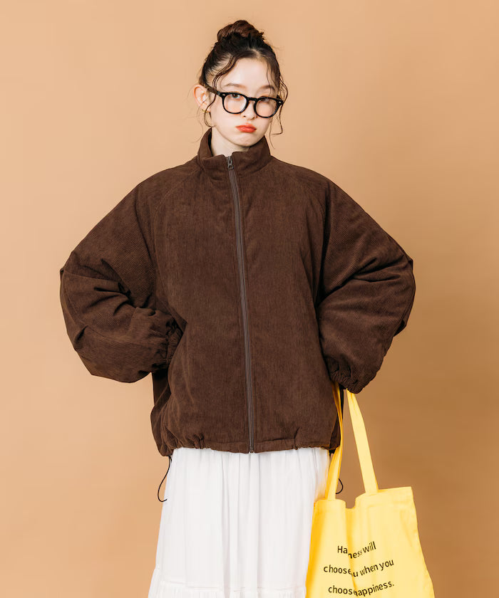 Relaxed Fit Corduroy Mid Padding Stand Blouson [Limited Edition]