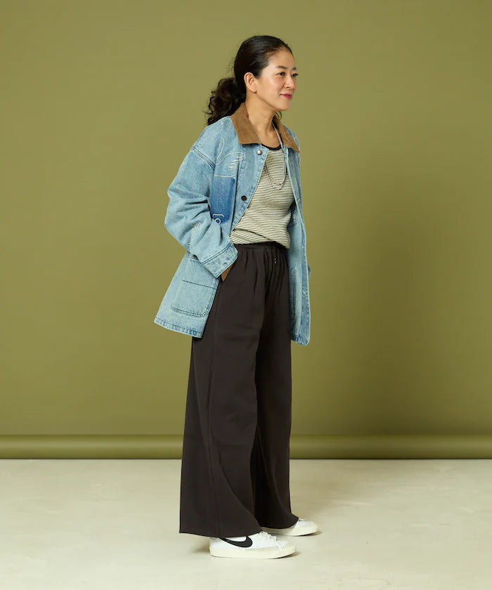 Thermal Wide Pants 'Plain'