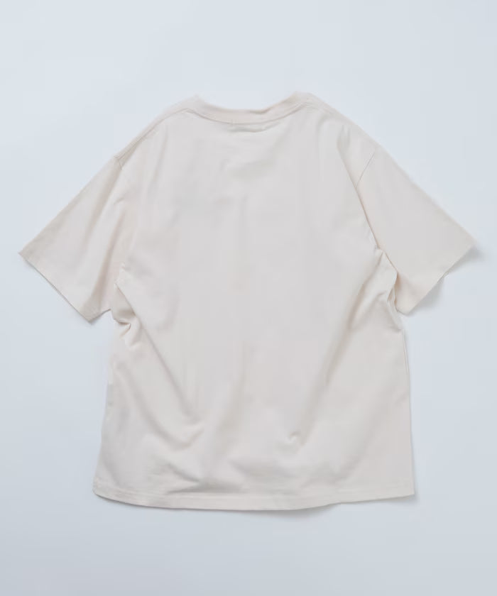 Relaxed Fit One-Point Animal Embroidery Crew Neck T-Shirt [Limited Edition]