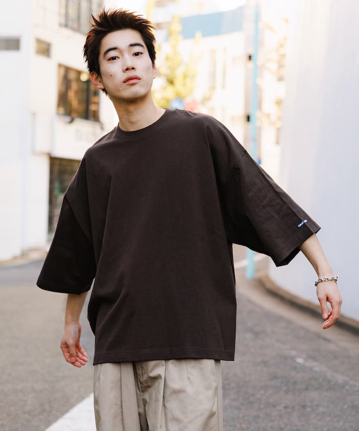 Big Silhouette One Point Crew Neck T-Shirt / Wide Silhouette [Limited Edition]