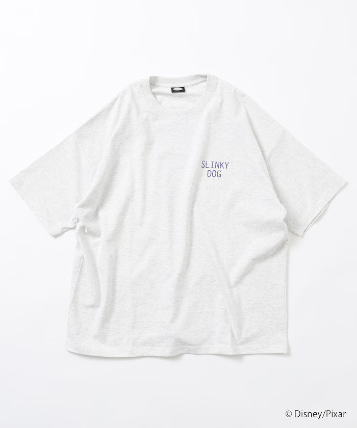 [TOY STORY] Exclusive Back Print Crew Neck T-Shirt / Slinky Dog [Limited Edition]