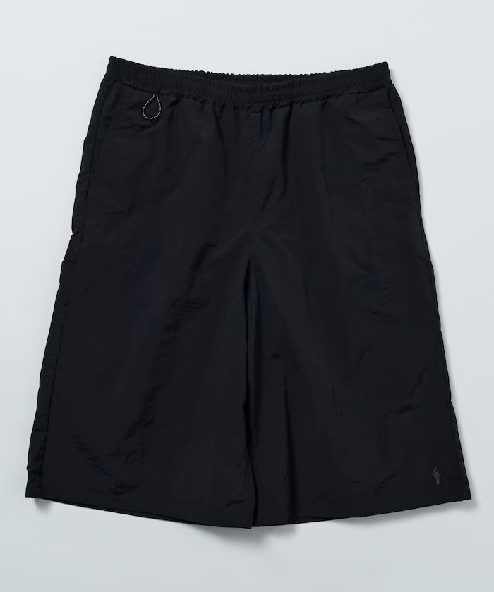 Nylon Sleek Water Length Baggy Shorts