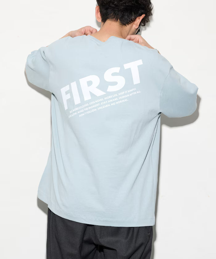 6 Ounce Front Logo Print Crew Neck T-Shirt / Back Print T-Shirt PRINT FRESH FIRST