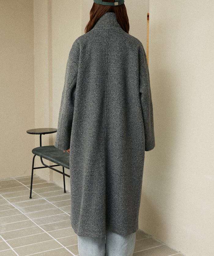 Multicolor Shaggy Long Coat Limited Edition