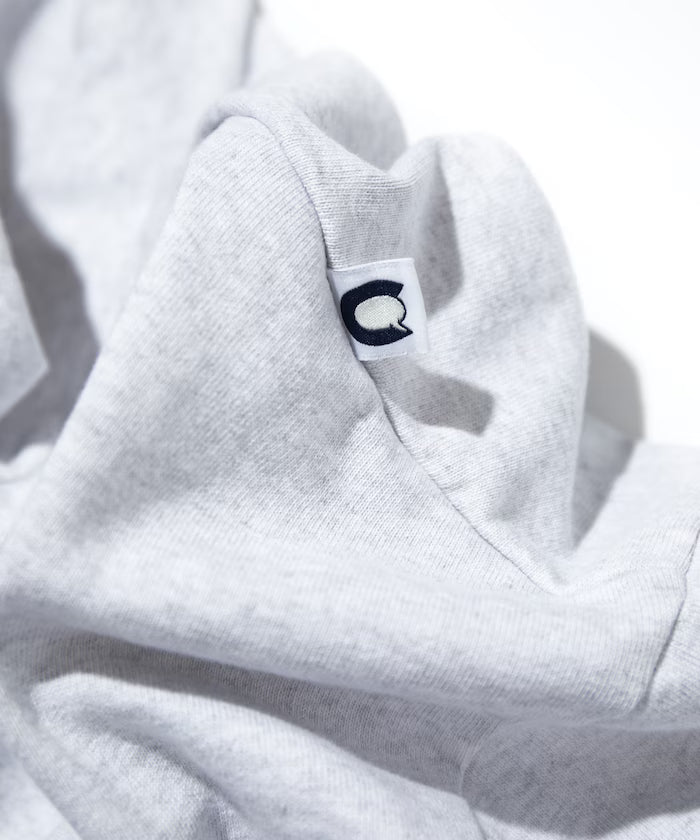 Heavy weight Jersey Mock Neck L/S Print Tee