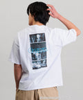 Casper Exclusive Big Silhouette Back Print Crew Neck T-Shirt [Limited Edition] - White