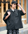 AiRide/Air Ride Relax Fit Short Sleeve Pocket Shirt/Dry Fast/UV Cut 【Limited Release】 - Charcoal Gray