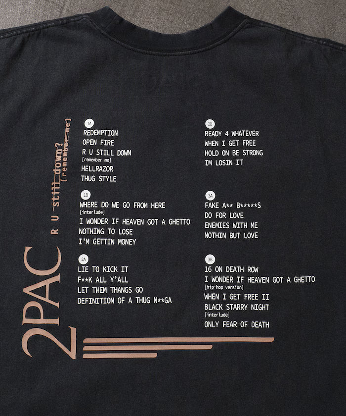 【EXCLUSIVE】2pac S/S Tee R U STILL DOWN/Tupac Are You Still Down Crew Neck T-Shirt