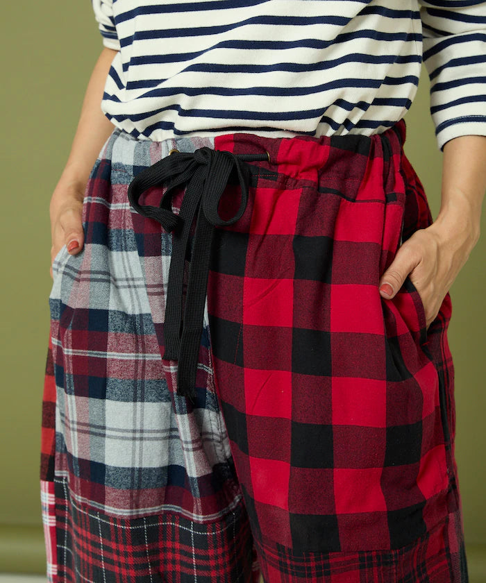 Flannel Check Easy Pants