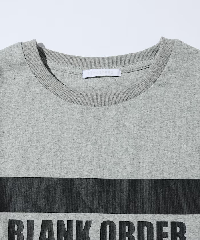 6oz Front Logo Print Crew Neck T-Shirt / Back Print T-Shirt PRINT BURGER