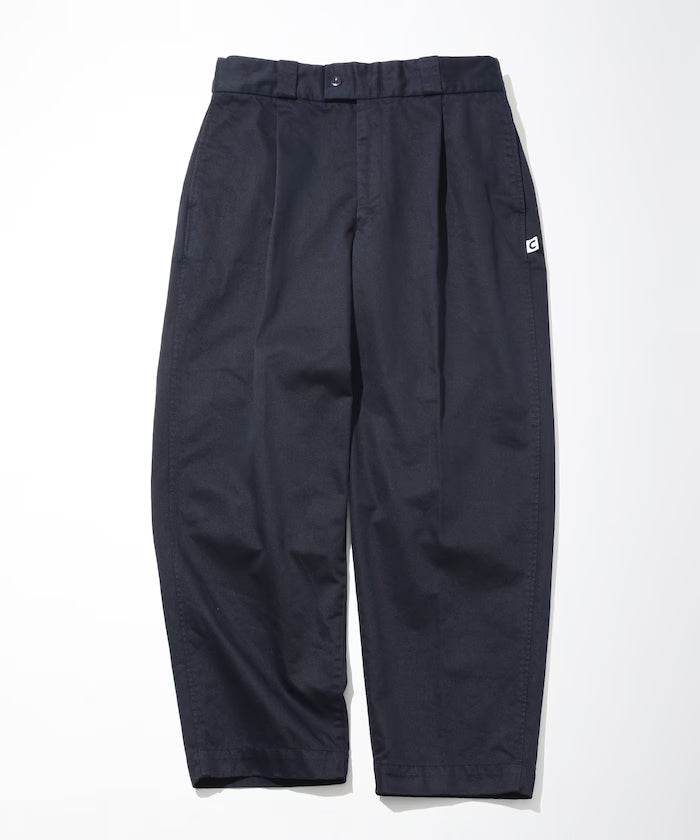 TC Twill 1 Tuck Pants - Navy