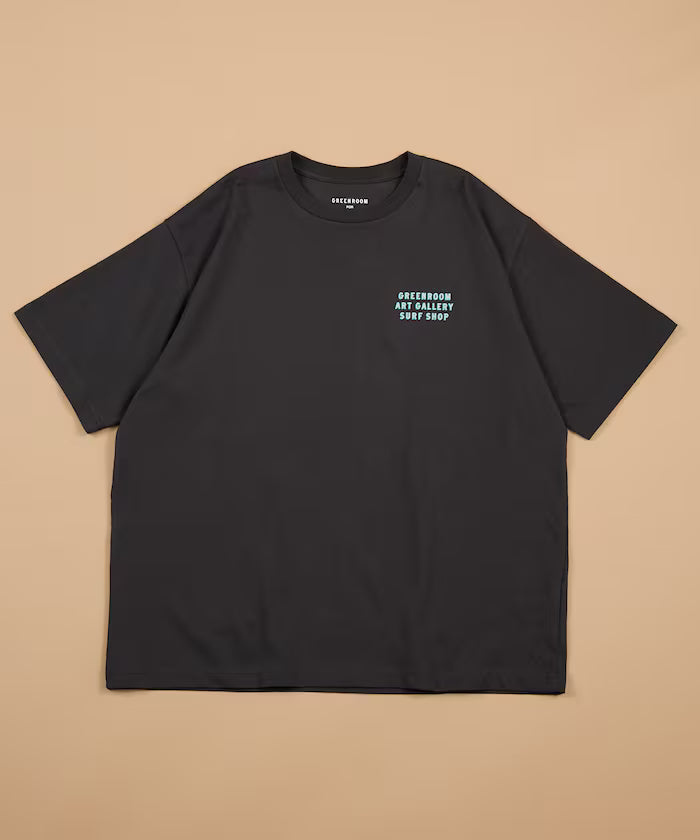 GREENROOM GALLERY × FREAK'S STORE / Greenroom Gallery Exclusively Designed Heather Brown Short Sleeve T-Shirt