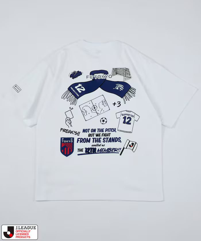 [Sales start on May 15 at 12:00] J.LEAGUE × FREAK'S STORE Exclusive SUPPORTERS SHORT SLEEVE TEE [FC Tokyo]