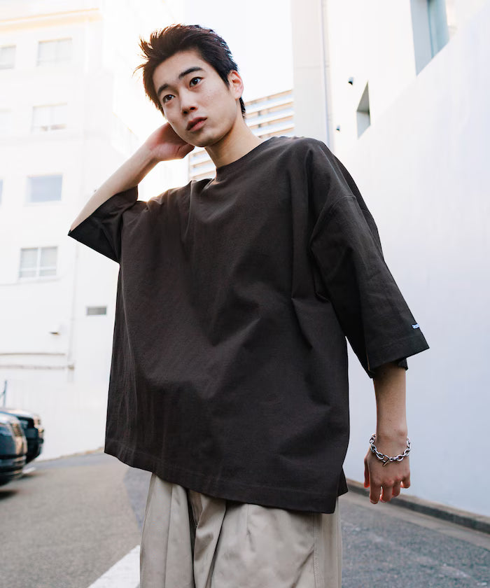 Big Silhouette One Point Crew Neck T-Shirt / Wide Silhouette [Limited Edition]