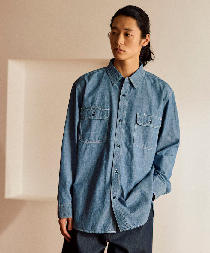 [Made in Japan] JAPAN CHAMBRAY SHIRT L/S