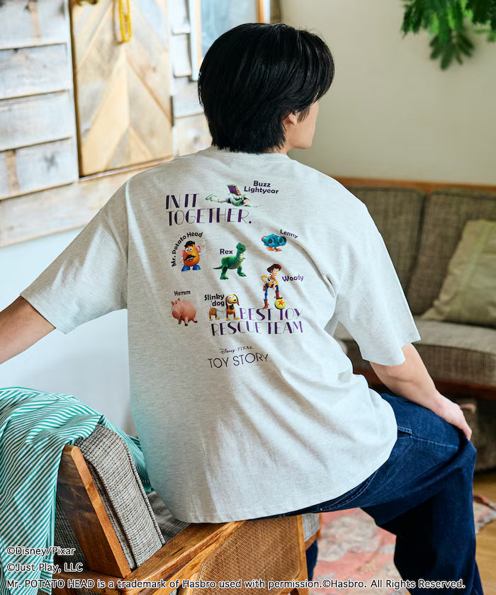 [TOY STORY] Exclusive Back Print Crew Neck T-Shirt / RANDOM [Limited Edition]