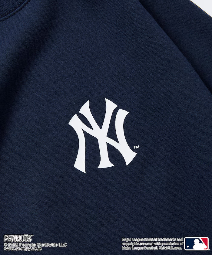 MLB×PEANUTS Exclusive Big Silhouette Back Print Crew Neck Sweat/YANKEES [Limited Edition]