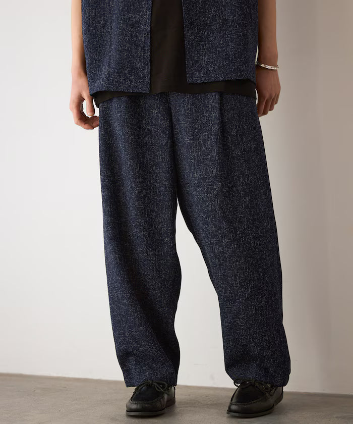 Spindle Summer Tweed Easy Wide Pants
