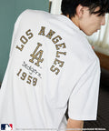 Limited Edition MLB Leopard Print Logo T-Shirt - White