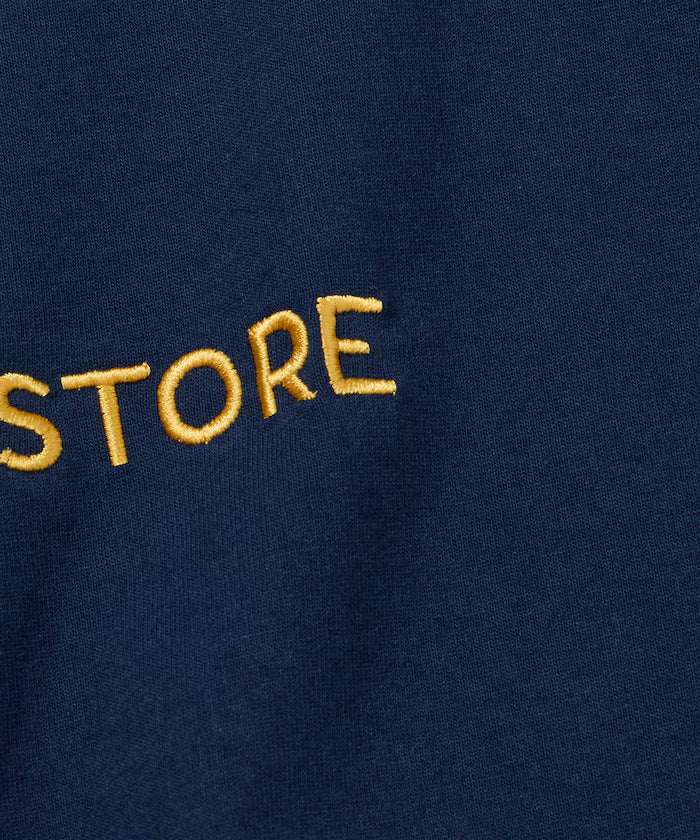 Relaxed Fit Embroidered Logo Crew Neck T-Shirt 【Limited Edition】