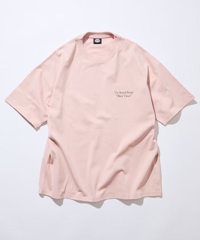 Big Silhouette Back Print Crew Neck T-Shirt / The Sound Brings 【Limited Edition】