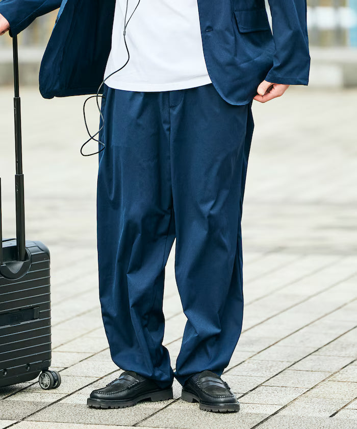 AiRide/Air Ride Relax Fit Packable Travel Set Up/Tailored Jacket/Wide Tapered Pants/Quick Dry/UV Cut 【Limited Edition】
