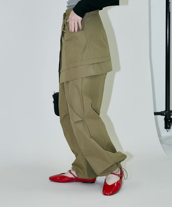 2WAY Skirt with Nylon Pants Limited Edition