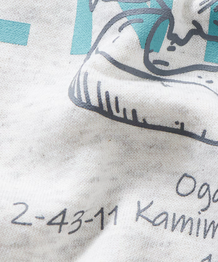 Burger Factory x FREAK'S STORE / Burger Factory Limited Edition Big Silhouette Back Print Crew Neck Sweatshirt [Limited Release]