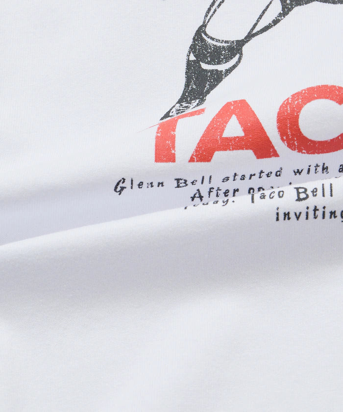 Limited Edition TACOBELL×FREAK'S STORE Exclusive Big Silhouette Back Print Crew Neck T-Shirt