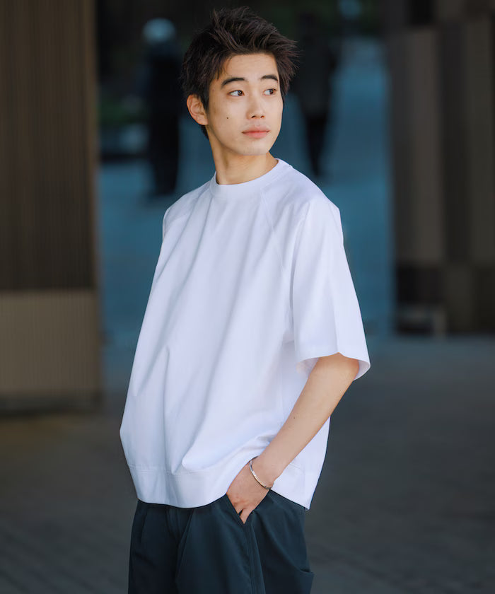 STORATECH/Stratech Lightweight Wide Silhouette Raglan T-Shirt/Antibacterial/Odor Resistant/Antimicrobial/UV Cut/Contact Cooling Moisture-Wicking 【Limited Edition】