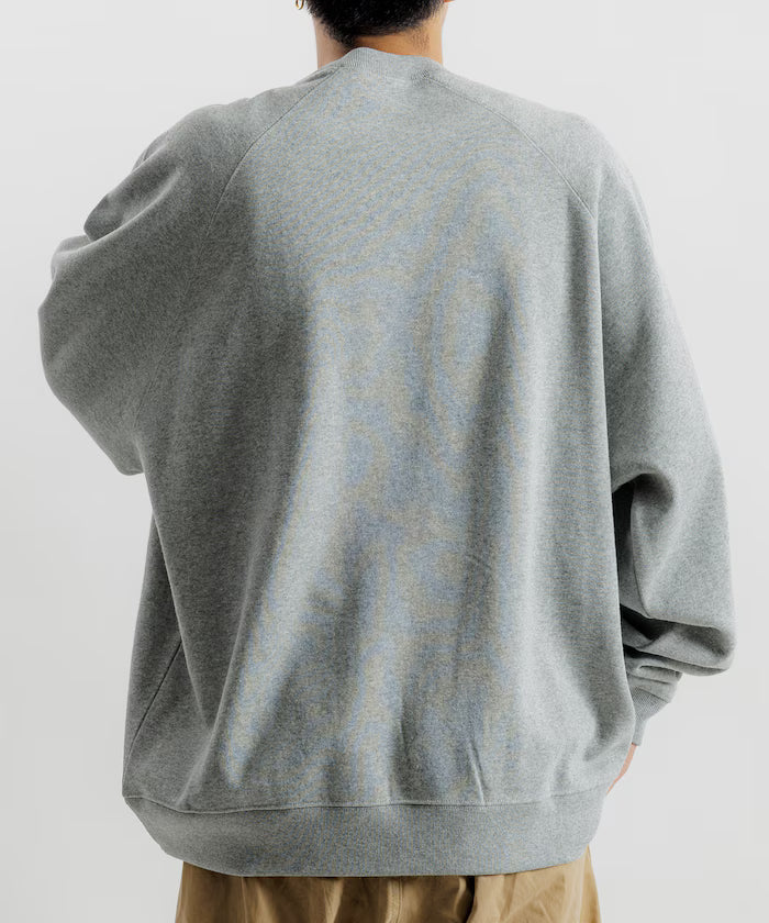 12oz Heavyweight Big Silhouette Raglan Sleeve Crew Neck Sweatshirt 【Limited Edition】
