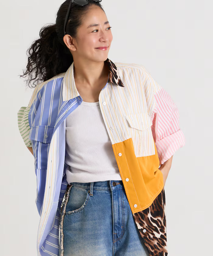 Patchwork Big Shirt