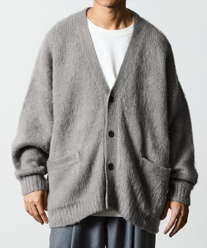 Relax Fit Shaggy Knit Loose Cardigan 【Limited Edition】