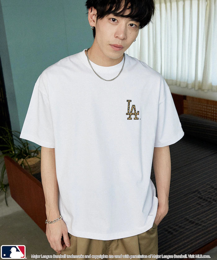 Limited Edition MLB Leopard Print Logo T-Shirt