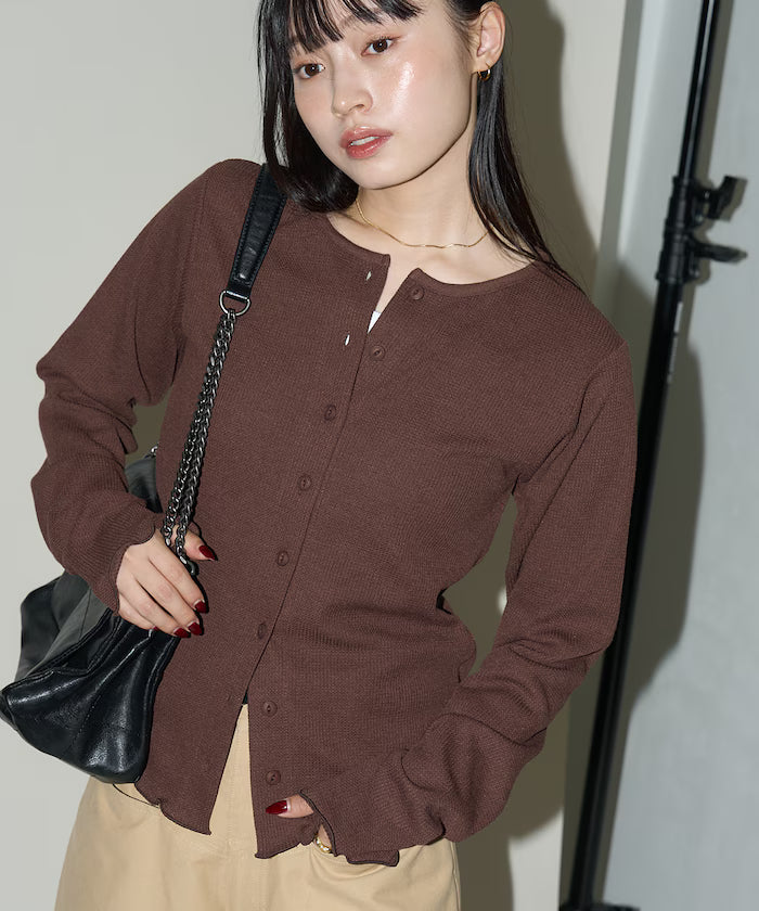 Mini Waffle Mellow Cardigan Limited Edition