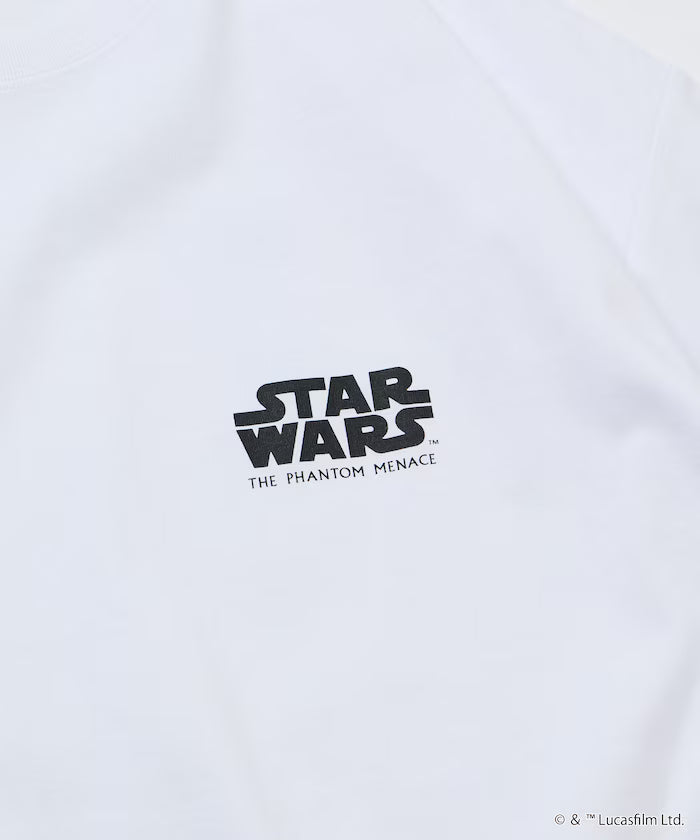 STAR WARS EPISODE 1/Star Wars Exclusive Big Silhouette Back Print Crew Neck T-shirt 【Limited Edition】
