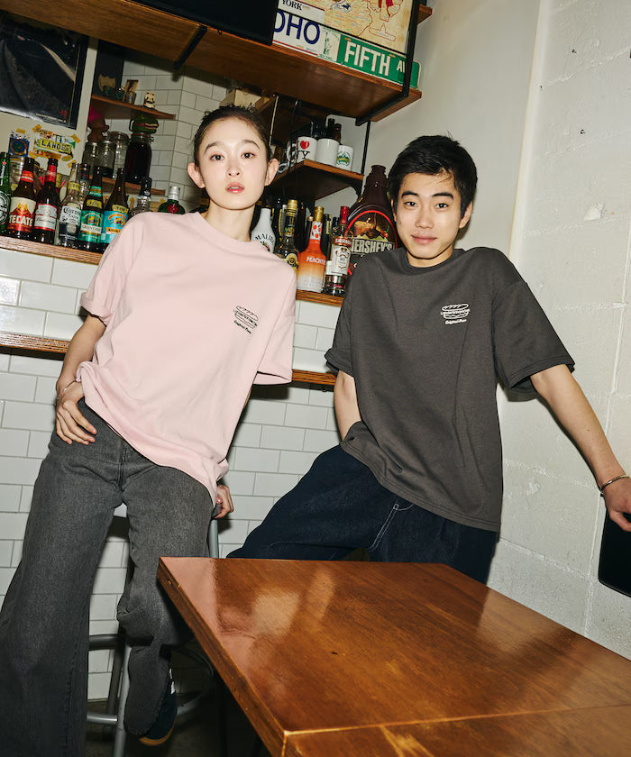 LANDER SANDWICHES×FREAK'S STORE/Lander Limited Edition Big Silhouette Back Print Crew Neck T-Shirt 【Limited Release】