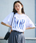 Big Silhouette Print Crew Neck T-Shirt / NOR 【Limited Release】 - White
