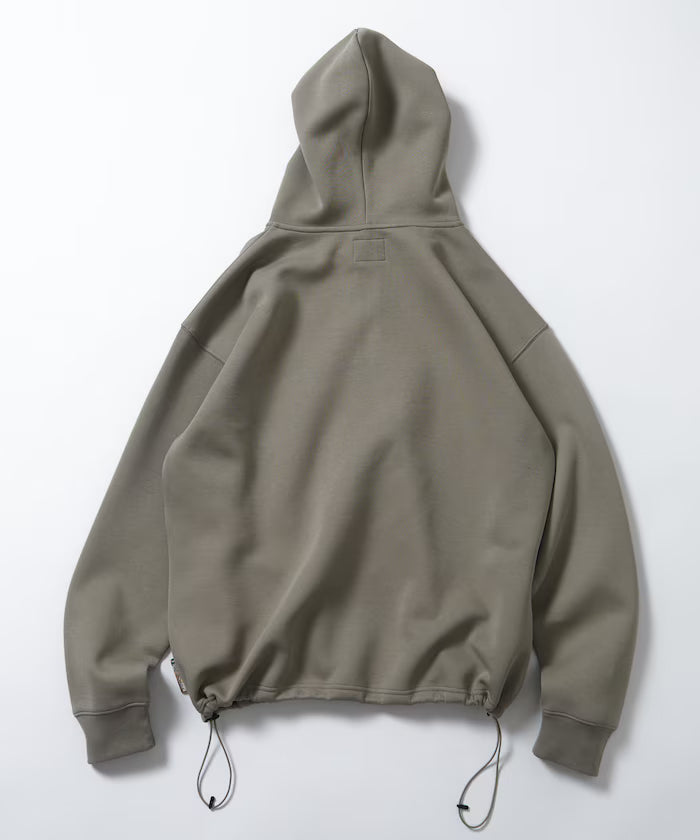 Big Silhouette Spindle Cardboard One Point Logo Sweat Zip-Up Hoodie