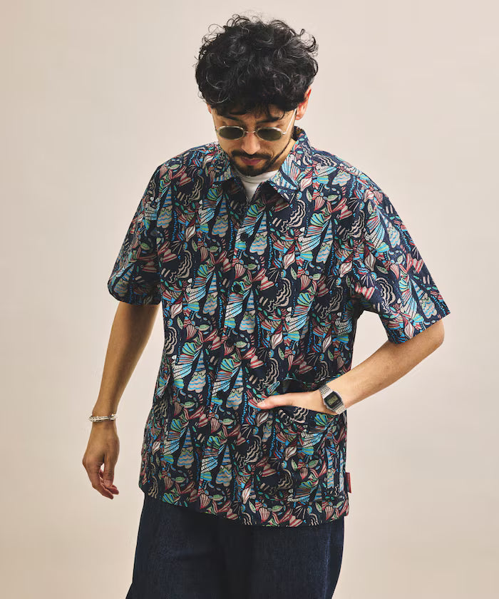 FREAK'S STORE for BEACH & FES Recycled Nylon Short Sleeve Shirt